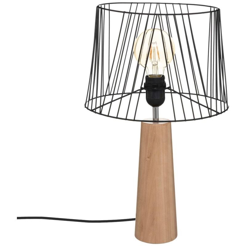 foto del prodotto atmosphera - lampada joe nera h46cm cr ateur d'int rieur