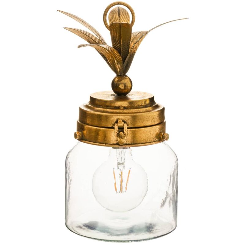 foto del prodotto atmosphera lampada led ananas oro h33cm cr ateur d int rieur