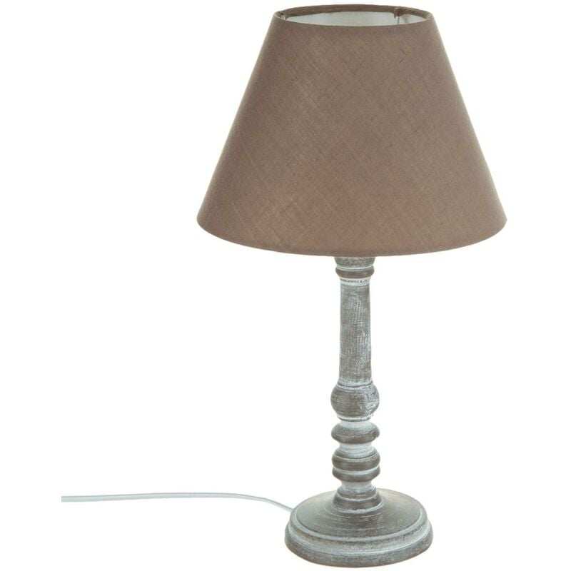 foto del prodotto atmosphera lampada leo grigio tortora h36cm cr ateur d int rieur