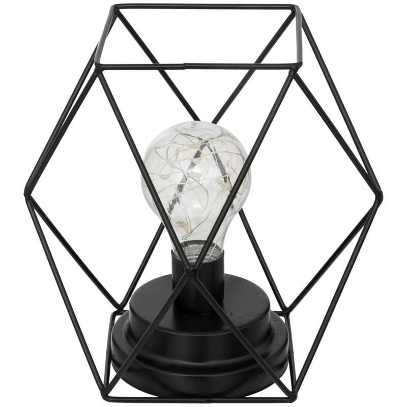 foto del prodotto atmosphera lampada madi in metallo nero h18cm cr ateur d int rieur
