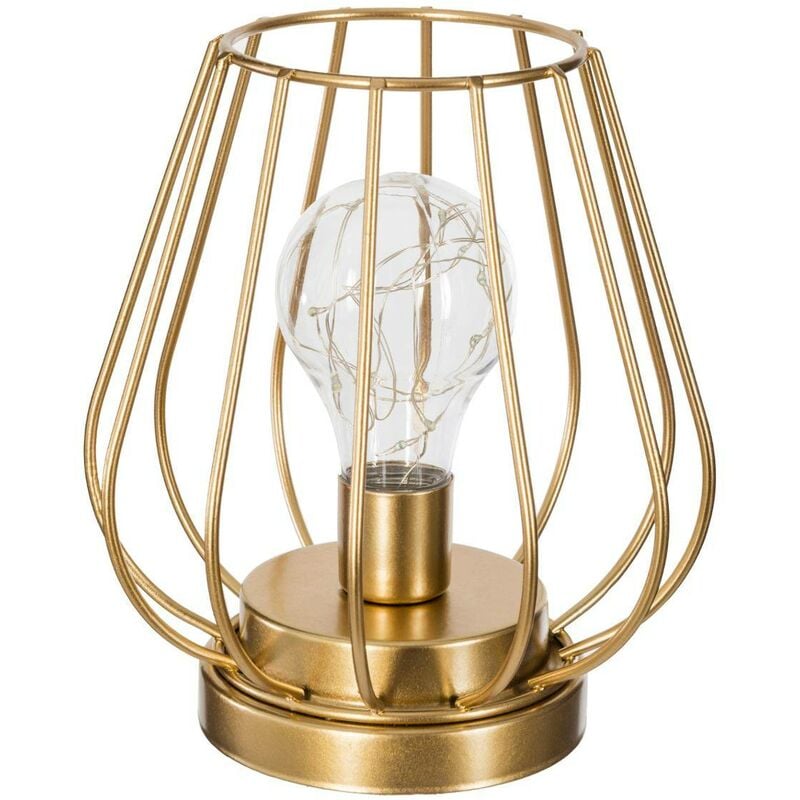 foto del prodotto atmosphera - lampada madi oro h17cm cr ateur d'int rieur