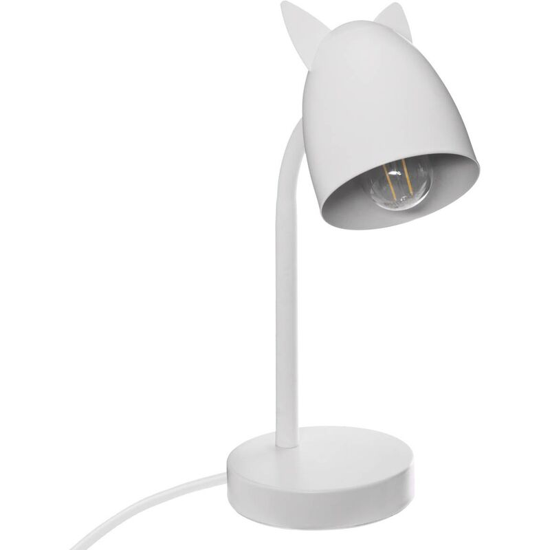 foto del prodotto atmosphera lampada per bambini con orecchie bianche h31cm cr ateur d int rieur