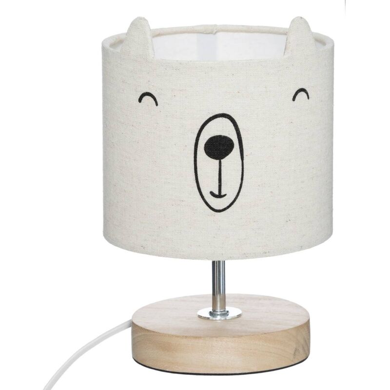 foto del prodotto atmosphera lampada per bambini con orsetto beige h21cm cr ateur d int rieur