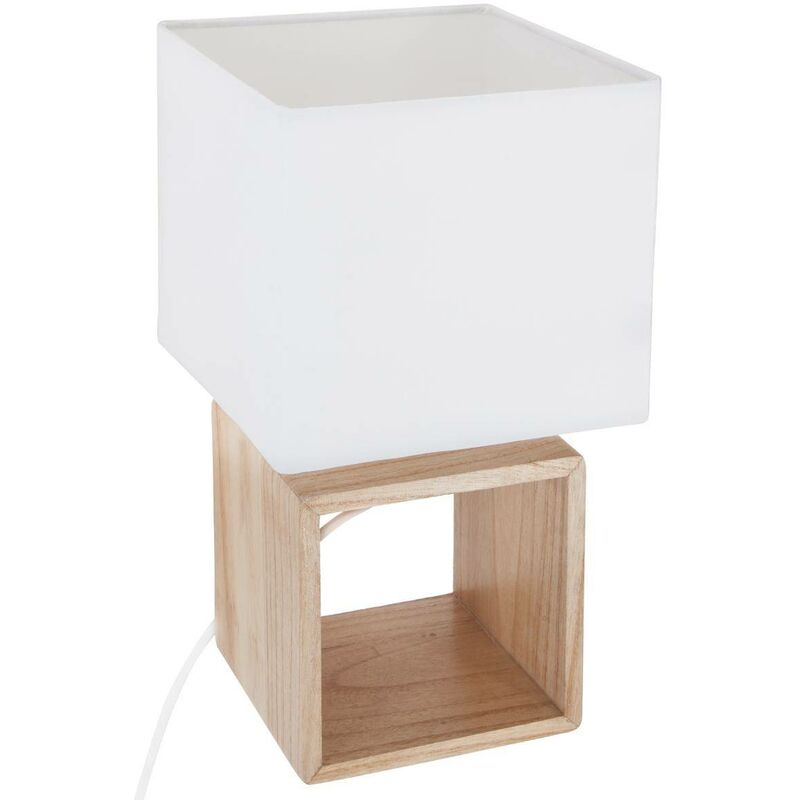 foto del prodotto atmosphera lampada pojo in legno h32cm cr ateur d int rieur