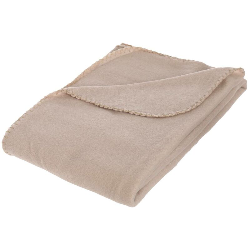 foto del prodotto atmosphera lancio in pile beige polar 125x150cm cr ateur d int rieur