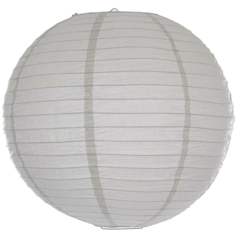 foto del prodotto atmosphera lanterna a sfera di carta d45cm beige cr ateur d int rieur