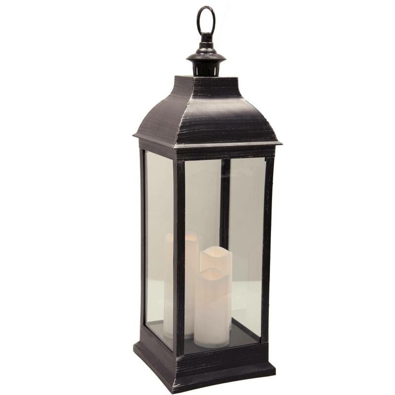 foto del prodotto atmosphera lanterna led antica nera h71cm cr ateur d int rieur