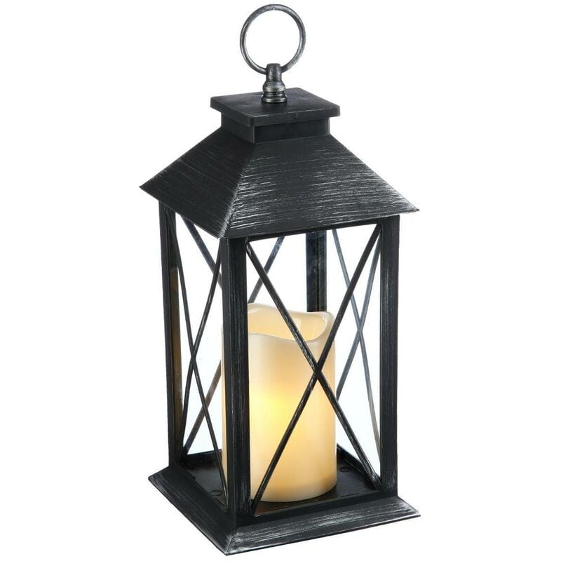 immagine 0 del prodotto atmosphera lanterna led h28cm grigio cr ateur d int rieur