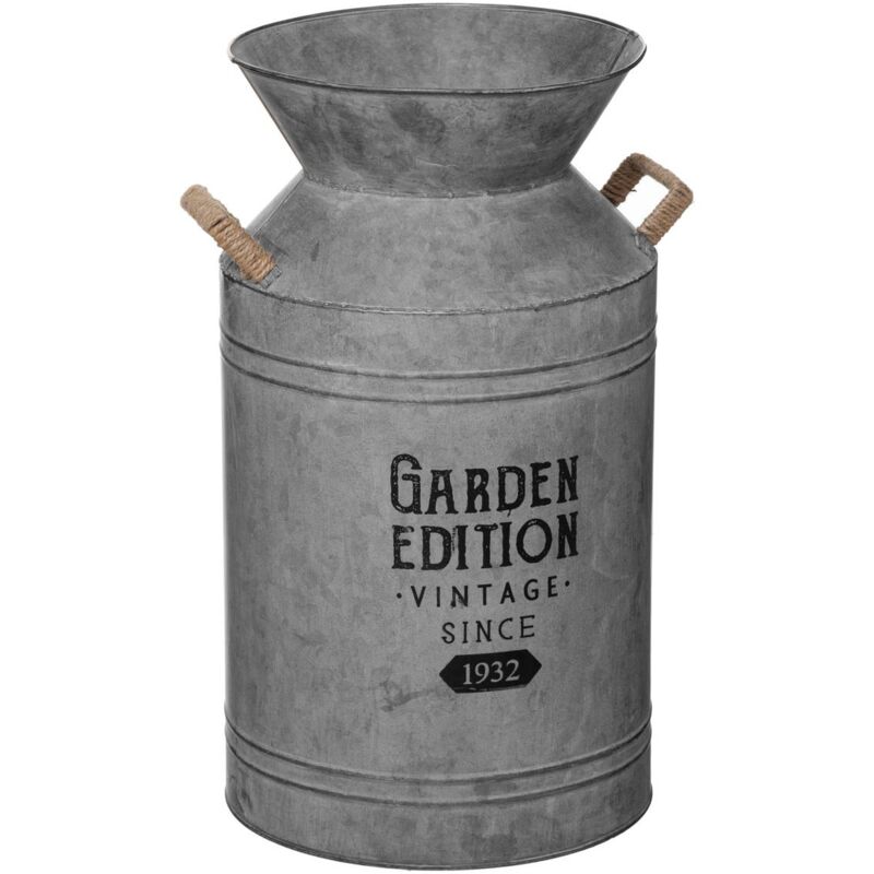 foto del prodotto atmosphera lattiera in metallo grigio h48cm cr ateur d int rieur