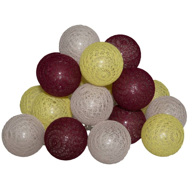 foto del prodotto atmosphera led string sector 20 palle assortimento d 6 box cr ateur d int rieur