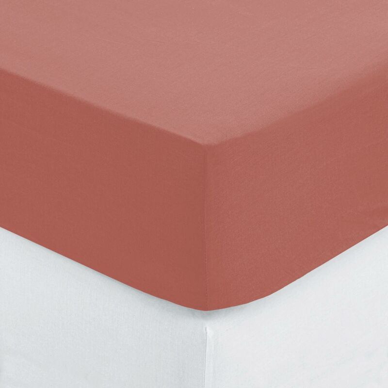 foto del prodotto atmosphera lenzuolo a pieghe carina in cotone rosa blush 90x190cm cr ateur d int rieur