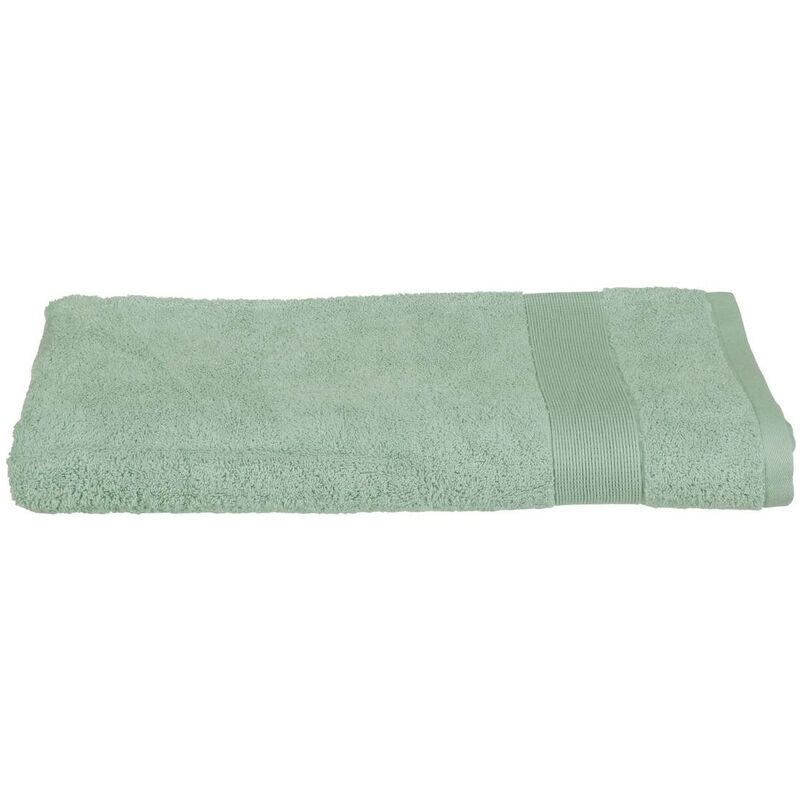 foto del prodotto atmosphera lenzuolo da bagno essentiel in cotone verde 100x150cm cr ateur d int rieur