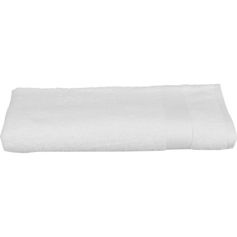 foto del prodotto atmosphera lenzuolo da bagno in cotone bianco essentiel 100x150cm cr ateur d int rieur