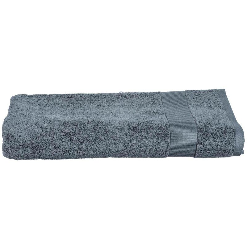 foto del prodotto atmosphera lenzuolo da bagno in cotone grigio essentiel 100x150cm cr ateur d int rieur