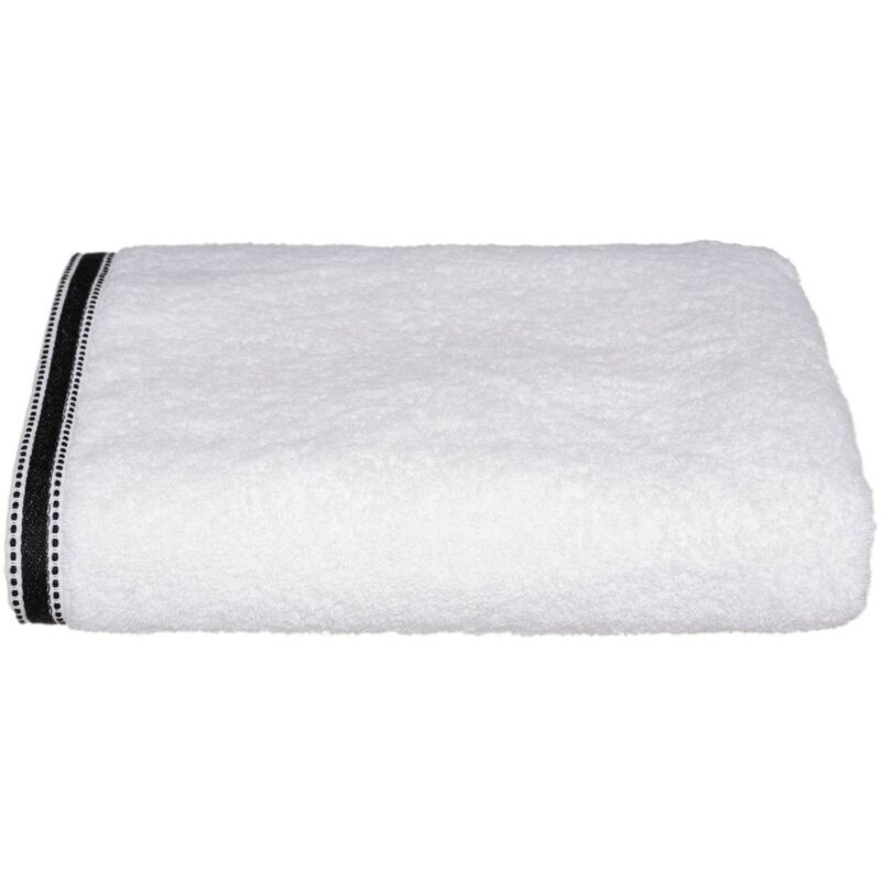 foto del prodotto atmosphera lenzuolo da bagno joia in cotone bianco 100x150cm cr ateur d int rieur