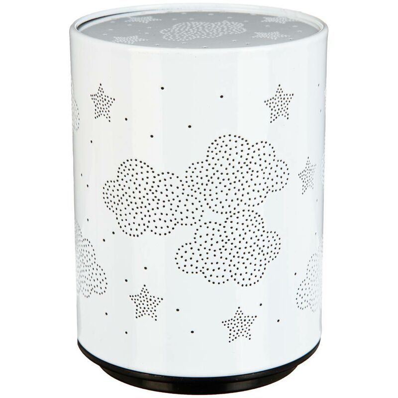 foto del prodotto atmosphera luce notturna per bambini a led push in metallo d8cm nuvola bianca cr ateur d int rieur