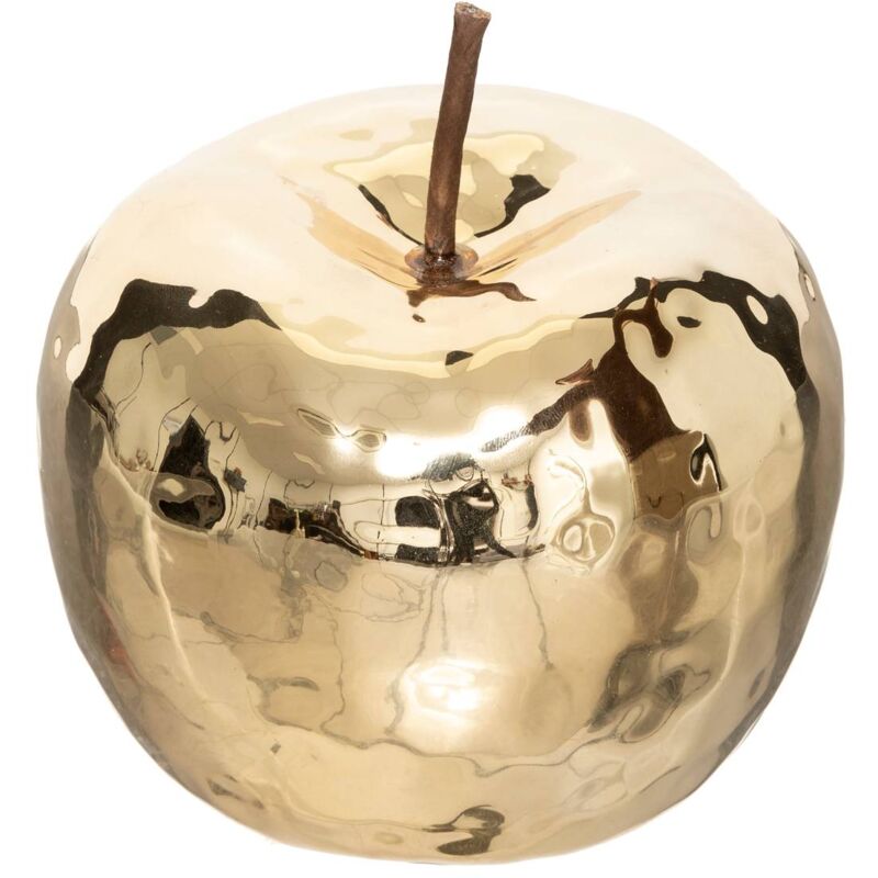foto del prodotto atmosphera mela decorativa in ceramica, oro d12cm cr ateur d int rieur
