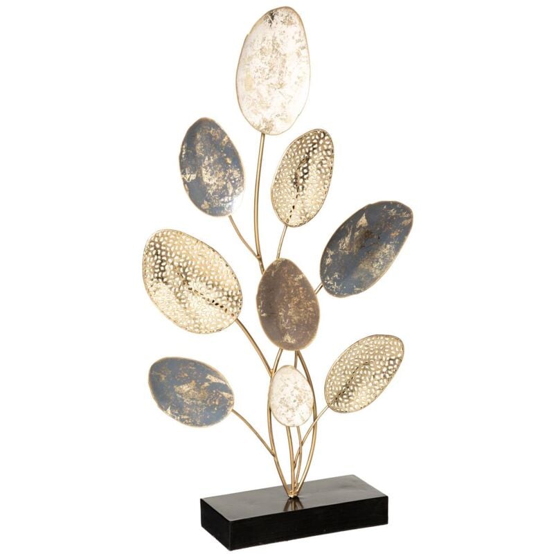 foto del prodotto atmosphera oggetto decorativo foglie in metallo dorato h53cm cr ateur d int rieur