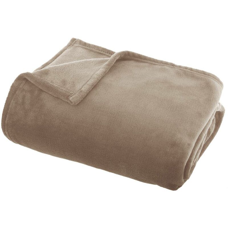 foto del prodotto atmosphera ollis, giaciglio di flanella beige 125x150cm cr ateur d int rieur