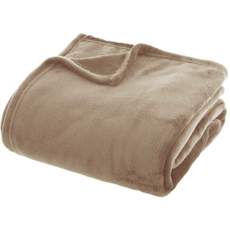 foto del prodotto atmosphera ollis, un giaciglio di flanella beige 180x230cm cr ateur d int rieur