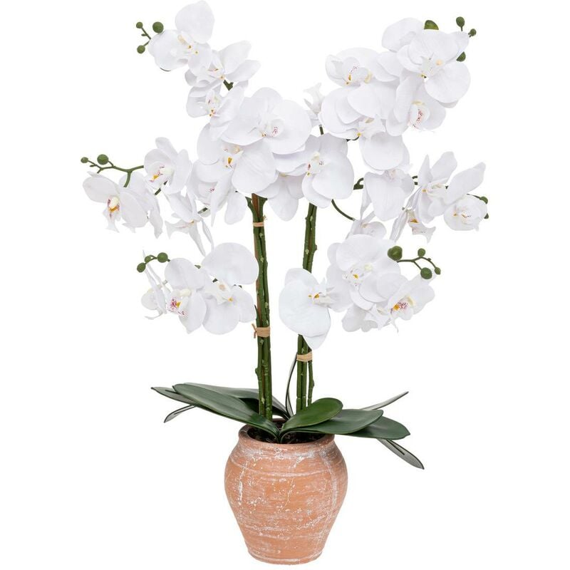 foto del prodotto atmosphera orchidea artificiale dena h65cm rosa terracotta cr ateur d int rieur