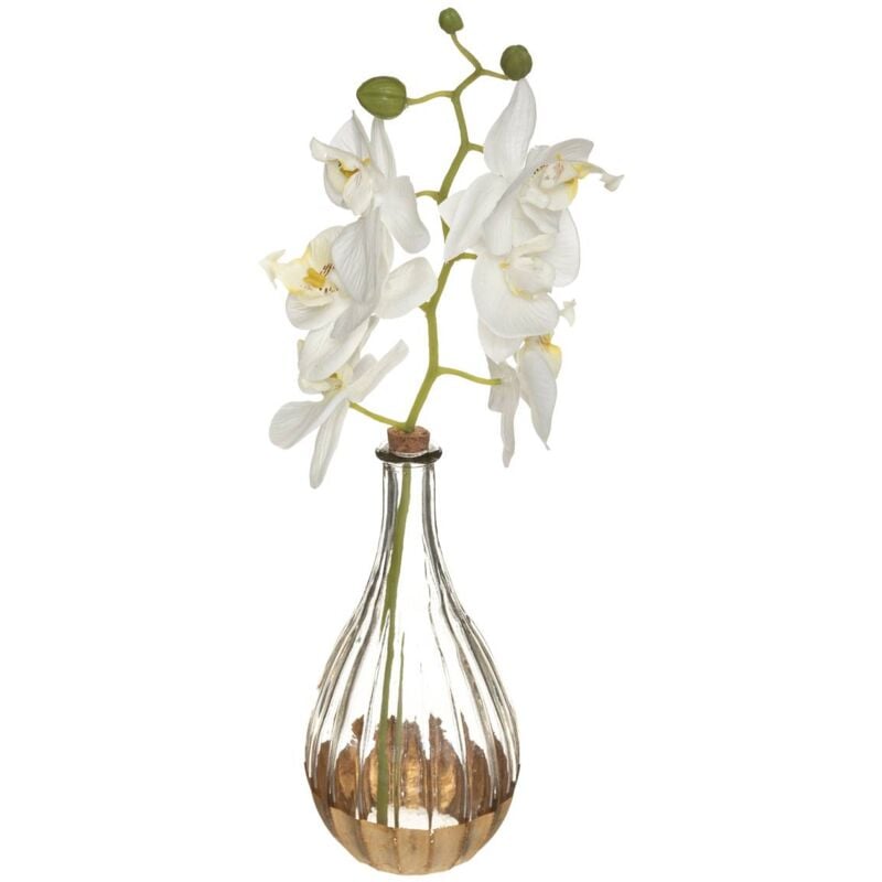foto del prodotto atmosphera orchidea artificiale edi vaso in vetro h40cm cr ateur d int rieur
