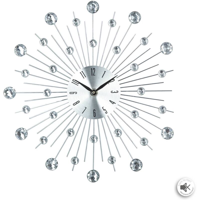 foto del prodotto atmosphera orologio con strass in metallo d33cm cr ateur d int rieur