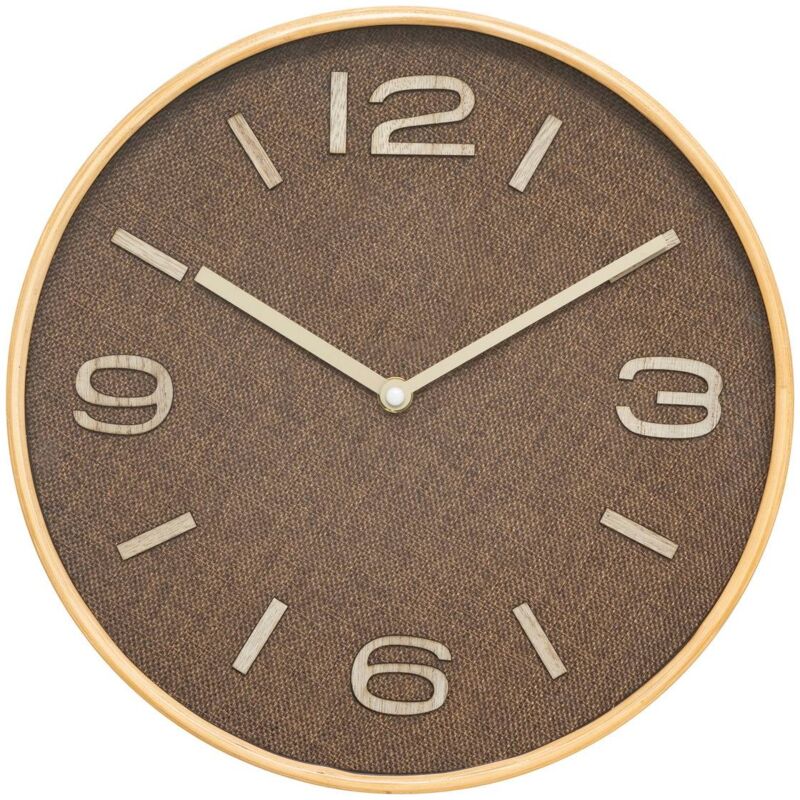 foto del prodotto atmosphera orologio ellis marrone tonka d30cm cr ateur d int rieur