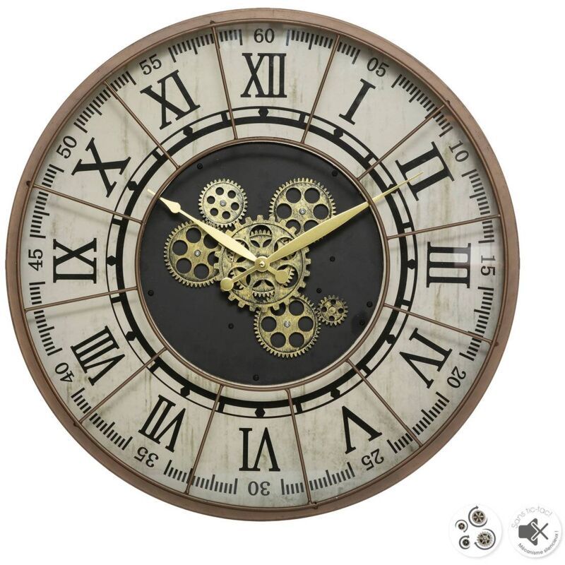 foto del prodotto atmosphera orologio in metallo stella d57cm cr ateur d int rieur