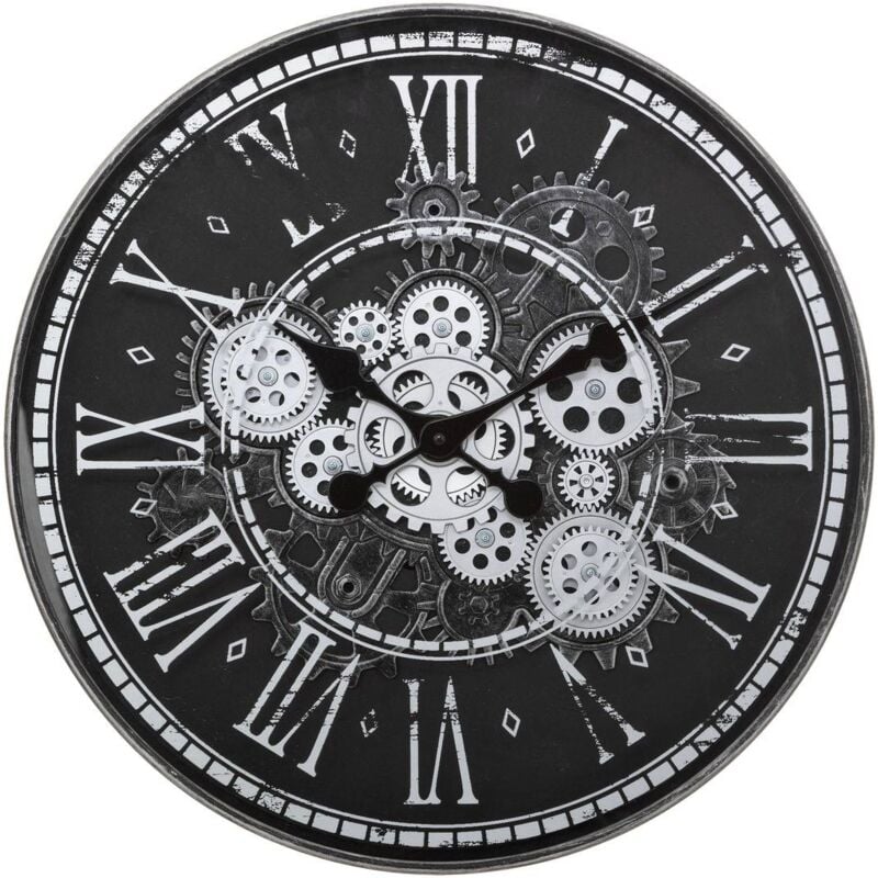 immagine 0 del prodotto atmosphera orologio izia in bianco e nero d51cm cr ateur d int rieur