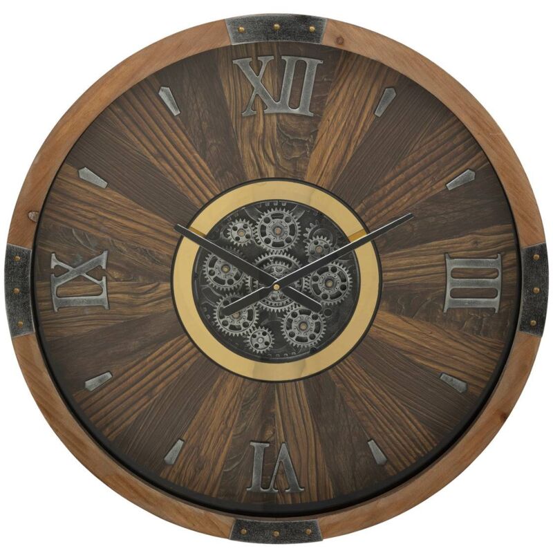 foto del prodotto atmosphera orologio keane marrone d63,5cm cr ateur d int rieur