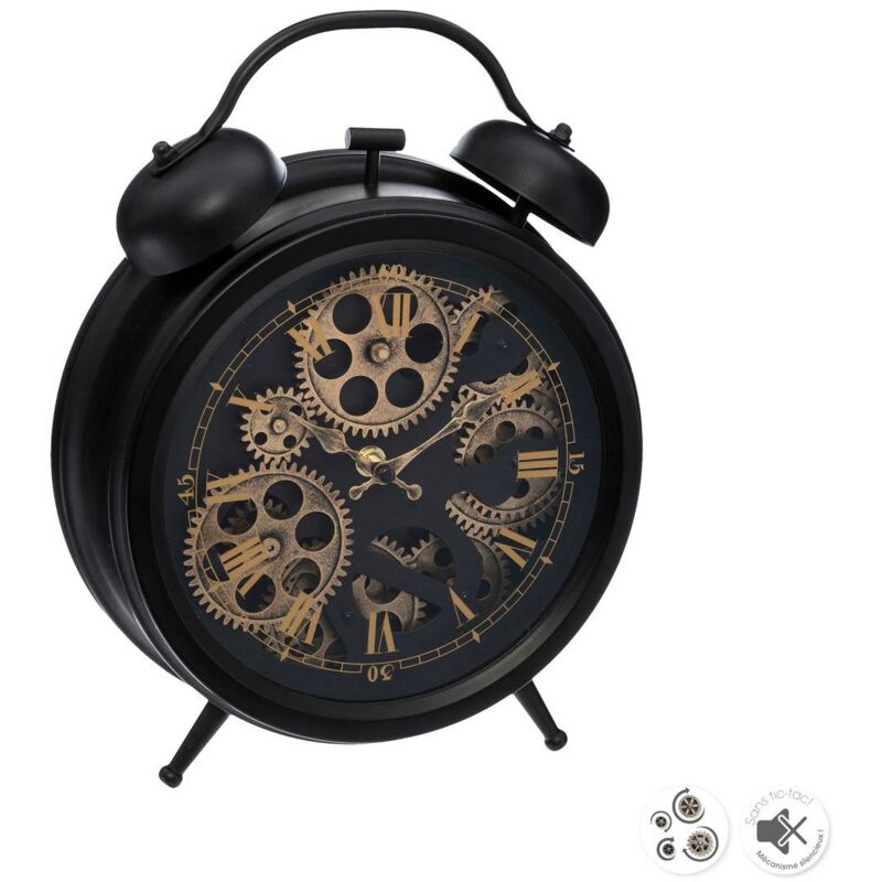 foto del prodotto atmosphera orologio m canisme nero h34cm cr ateur d int rieur