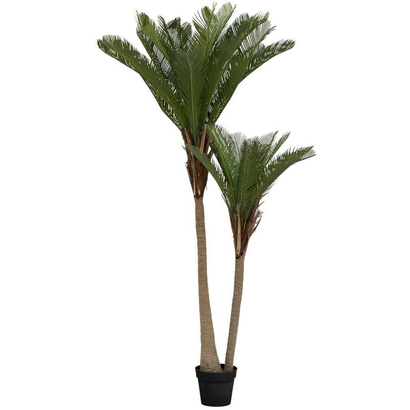 foto del prodotto atmosphera palma artificiale 2 tronchi h180cm verde cr ateur d int rieur