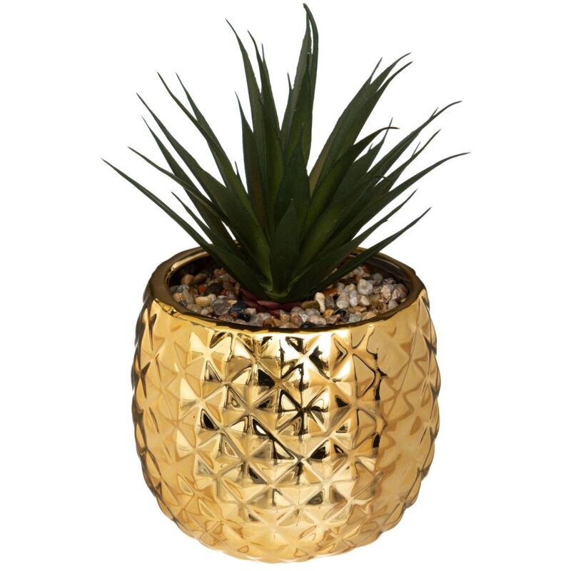 foto del prodotto atmosphera pianta artificiale ananas h21cm bianco cr ateur d int rieur