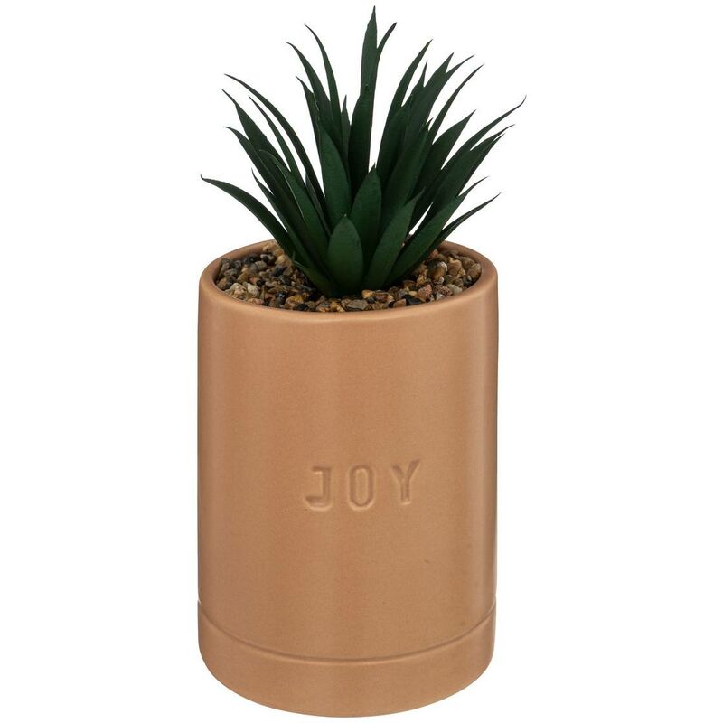 foto del prodotto atmosphera pianta artificiale in vaso di ceramica h20cm ambra cr ateur d int rieur