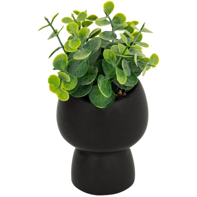 foto del prodotto atmosphera pianta artificiale livy vaso in ceramica h17cm cr ateur d int rieur