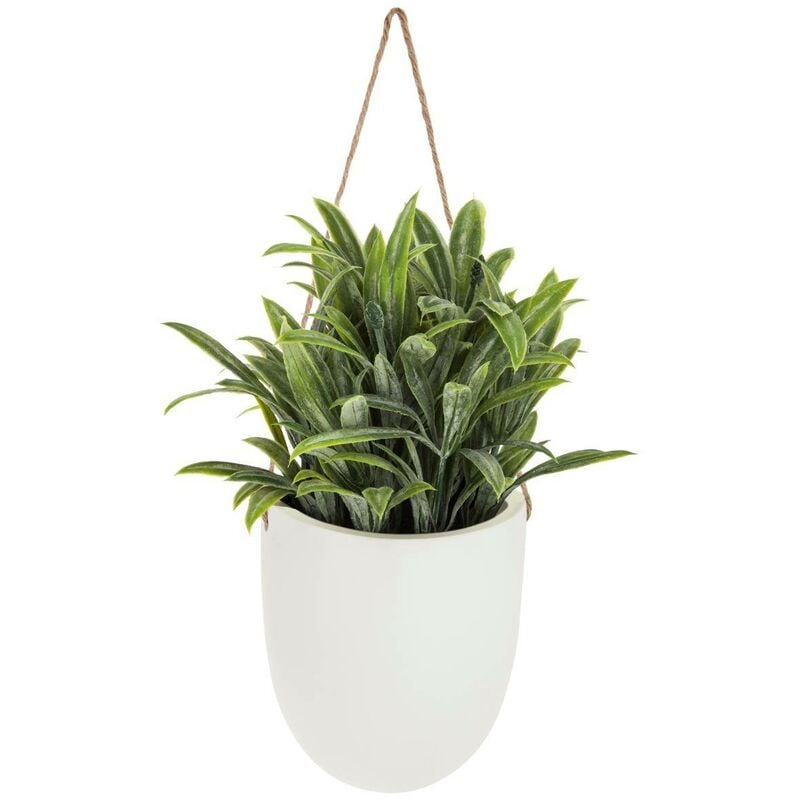 foto del prodotto atmosphera pianta artificiale pensile in ceramica h20cm modello a cr ateur d int rieur
