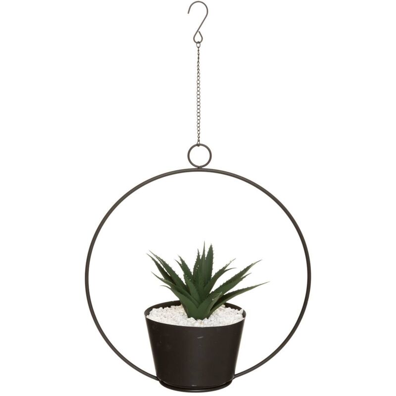 foto del prodotto atmosphera pianta artificiale ricadente feel vaso in metallo h30,5 cm cr ateur d int rieur
