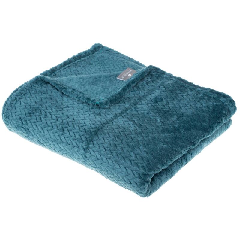 foto del prodotto atmosphera plaid tresse in flanella 125x150cm cr ateur d int rieur