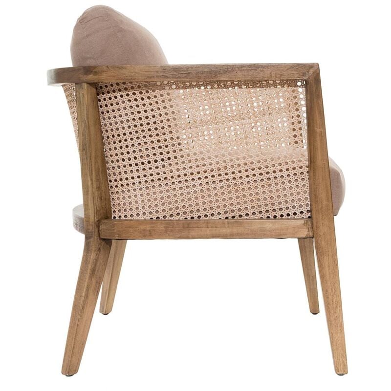 foto del prodotto atmosphera - poltrona koza in pioppo intrecciato con rattan cr ateur d'int rieur