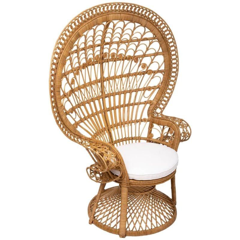 foto del prodotto atmosphera poltrona takta in rattan bianco cr ateur d int rieur