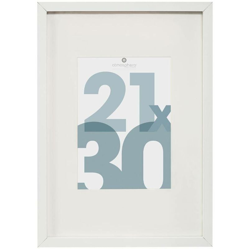 foto del prodotto atmosphera portafoto bianco manu 21x30cm cr ateur d int rieur