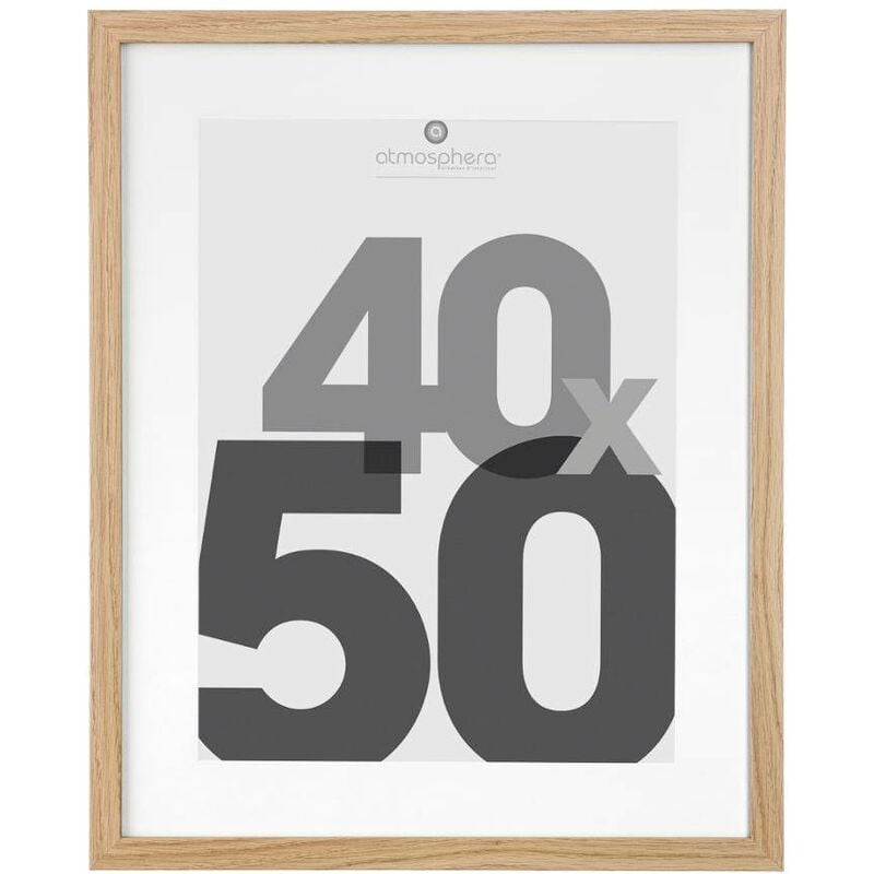 foto del prodotto atmosphera portafoto in legno eva 40x50cm cr ateur d int rieur