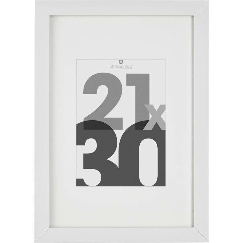 foto del prodotto atmosphera portafoto in legno eva bianco 21x30cm cr ateur d int rieur
