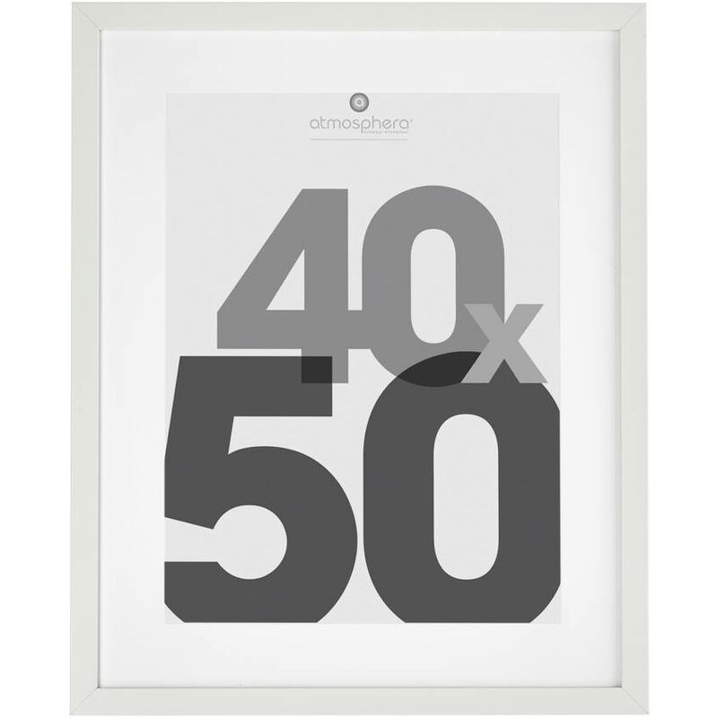 foto del prodotto atmosphera portafoto in legno eva bianco 40x50cm cr ateur d int rieur