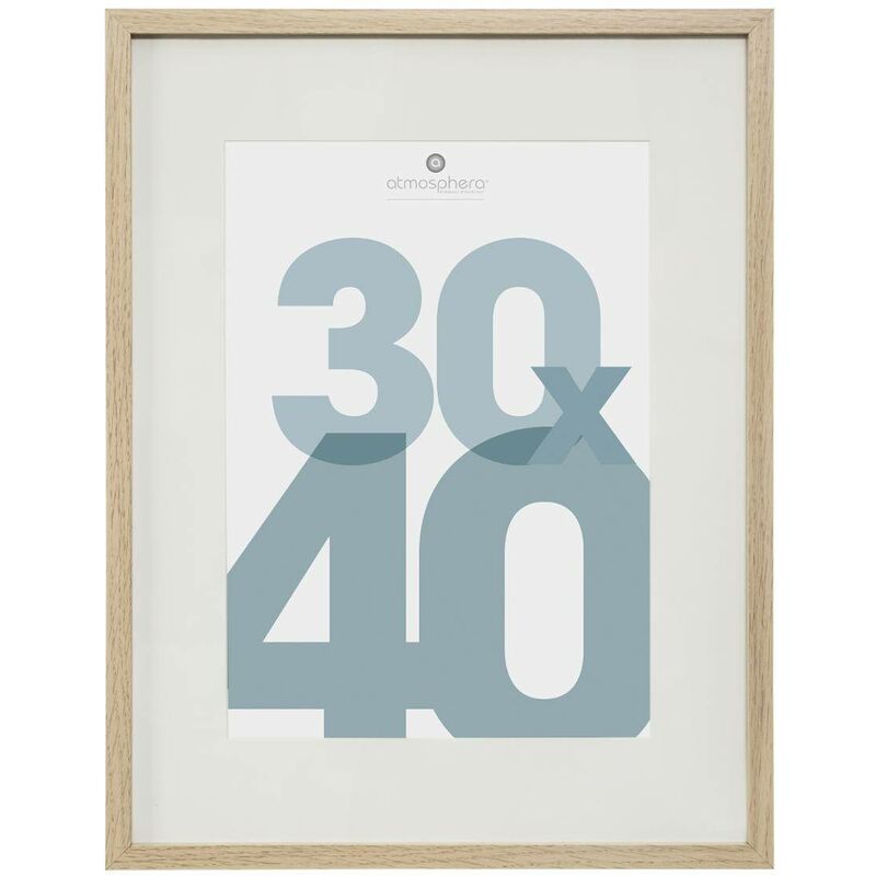 foto del prodotto atmosphera portafoto in legno manu 30x40cm cr ateur d int rieur