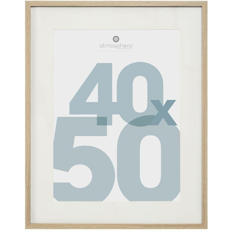 foto del prodotto atmosphera portafoto in legno manu 40x50cm cr ateur d int rieur