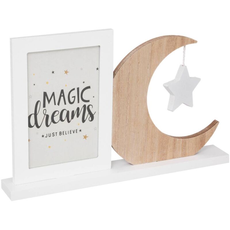 foto del prodotto atmosphera portafoto per bambini luna bianco 10x15cm cr ateur d int rieur