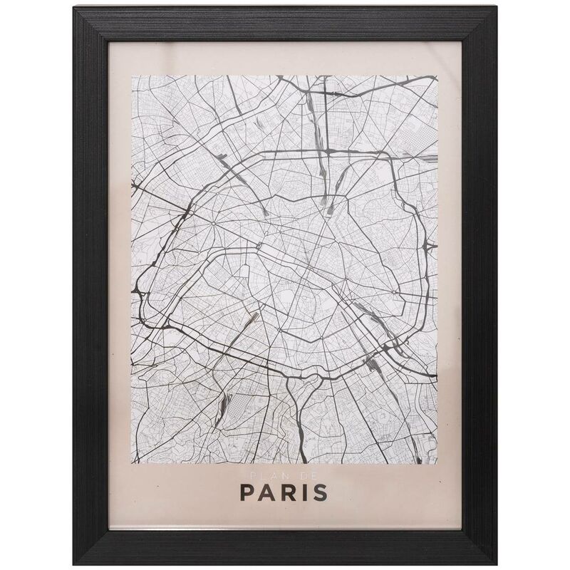 foto del prodotto atmosphera poster incorniciato parigi 18x24cm pesca cr ateur d int rieur