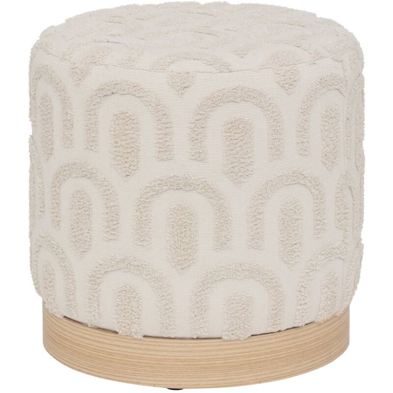 foto del prodotto atmosphera pouf bianco copas d38x38cm cr ateur d int rieur